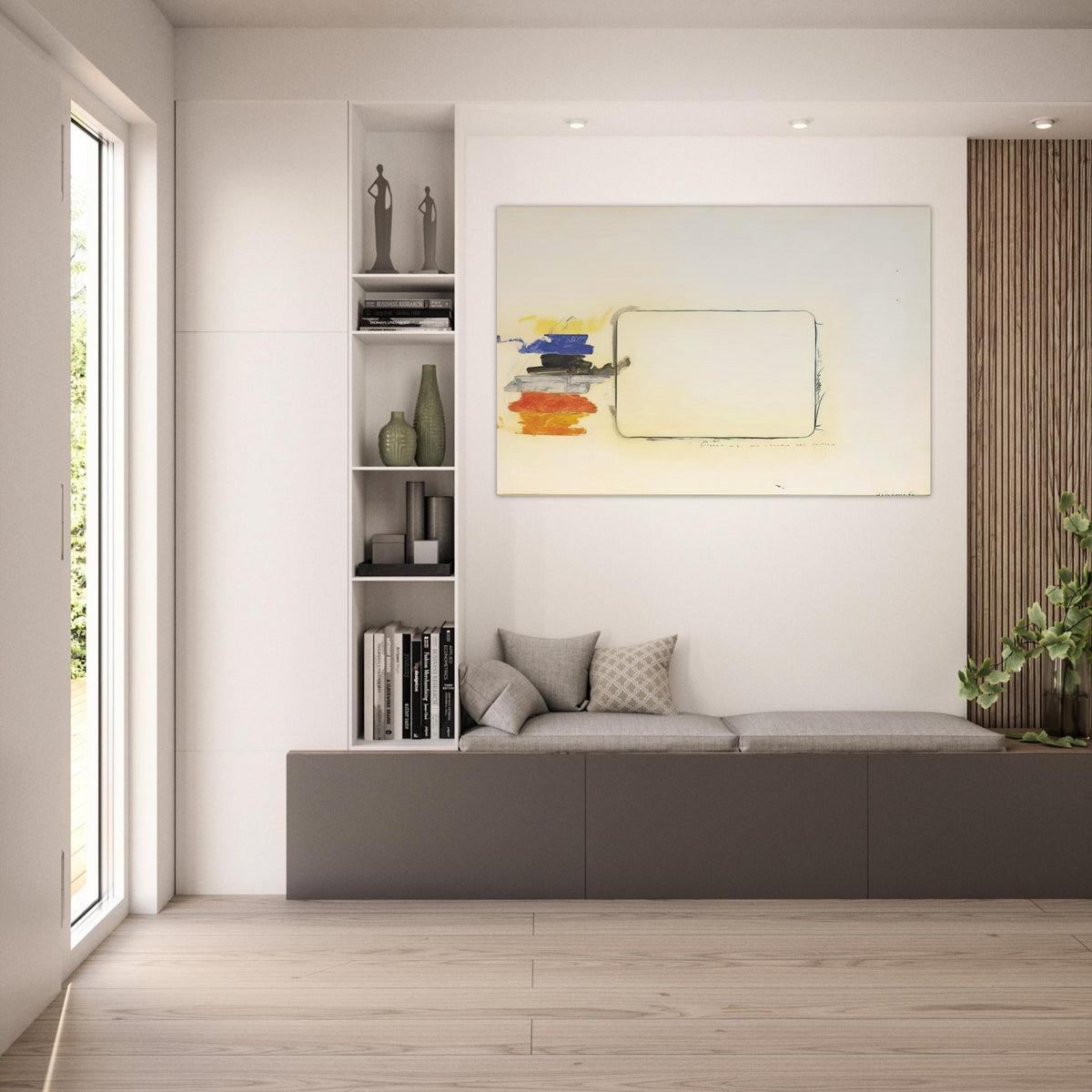 Disegno n. 2 per l'occhio del critico - Art Informel - Mario Schifano Art Prints - 100x150 cm / 40x60″ inches | Mario Schifano Poster | Mario Schifano Prints