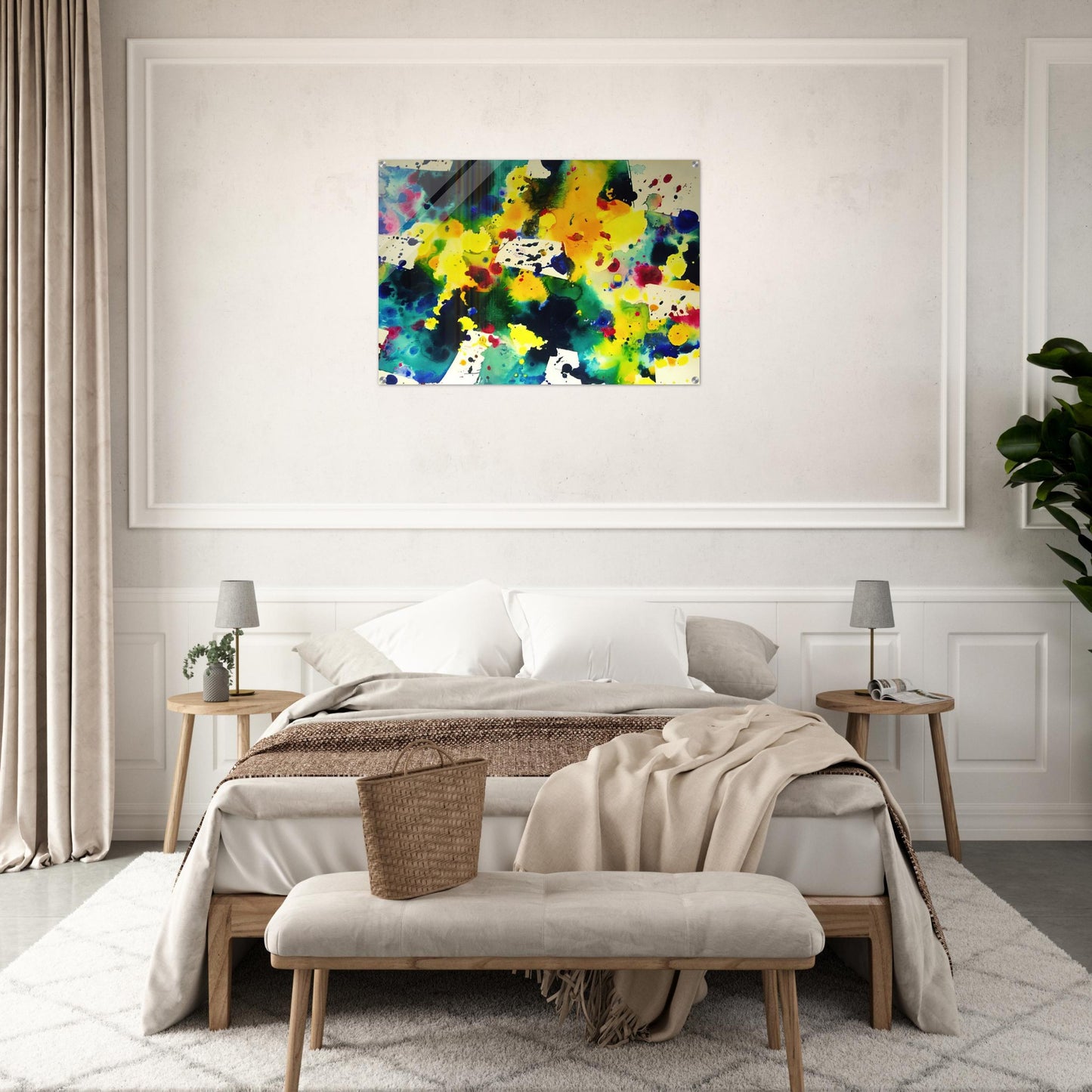 Tokyo - Sam Francis Acrylic Print - 70x100 cm / 28x40″ inches