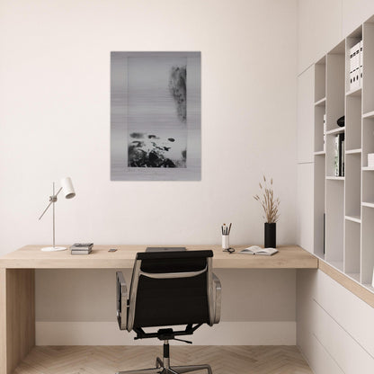 WAITING FOR A HOLIDAY 1974 - Zao Wou-Ki Brushed Aluminum Print - 70x100 cm / 28x40 inches | Zao Wou-Ki Aluminum Print | Zao Wou-Ki Prints