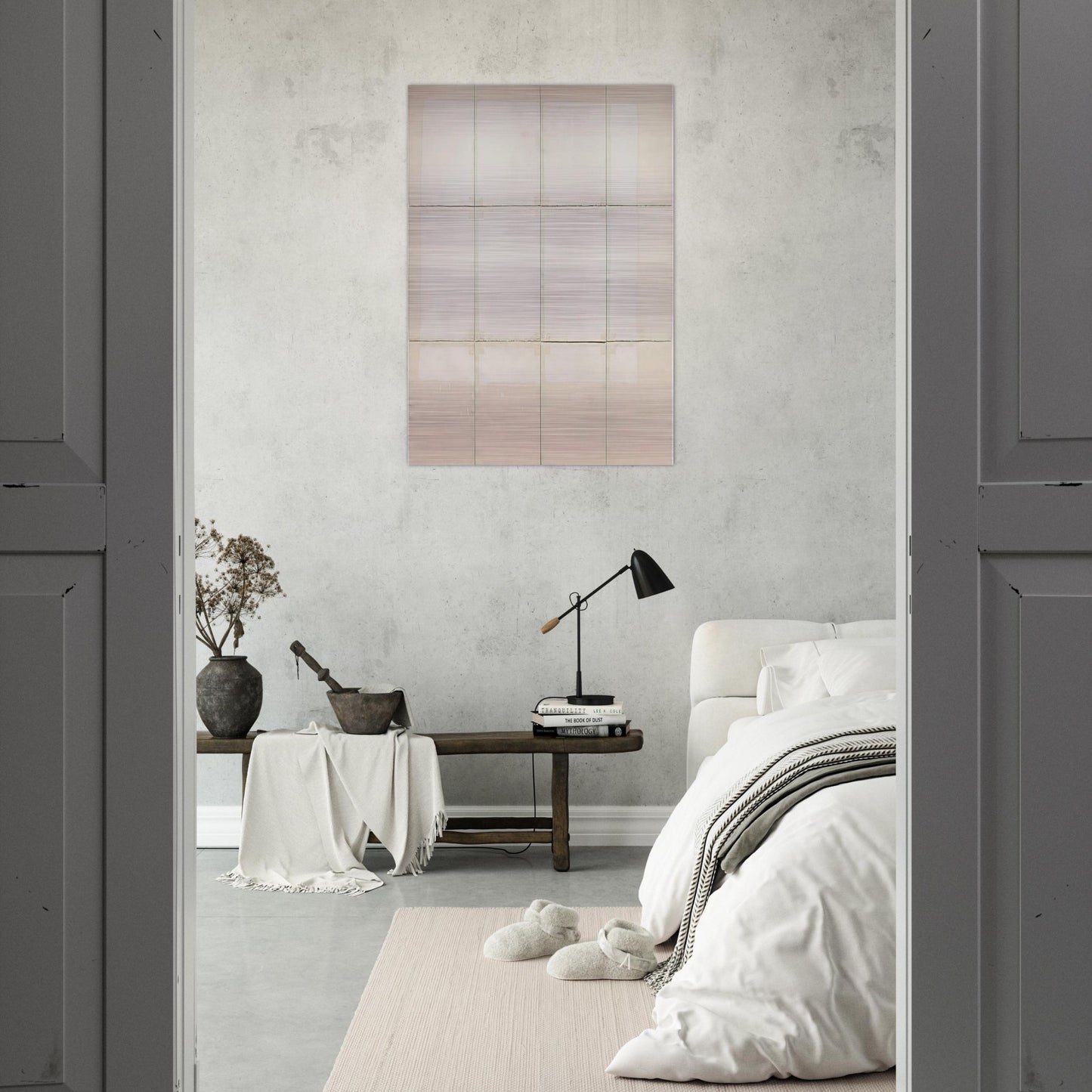 Classico 5 - Robert Ryman Brushed Aluminum Print - 70x100 cm / 28x40 inches | Robert Ryman Aluminum Print | Robert Ryman Prints