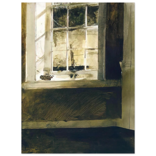 Andrew Wyeth - GROUNDHOG DAY 4 Wall Art - 21x29.7 cm / 8x12" - Fine Art Poster-canvas - -