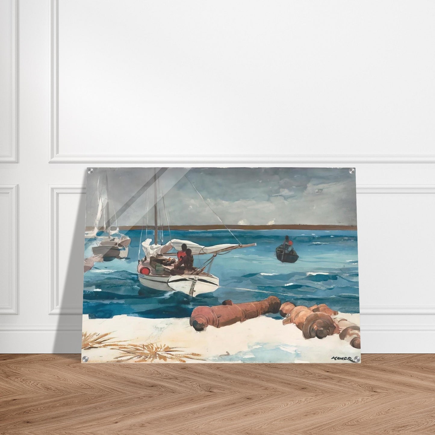 NASSAU 1899 - Winslow Homer Acrylic Print - 70x100 cm / 28x40″ inches | Winslow Homer Wall Art | Winslow Homer Prints