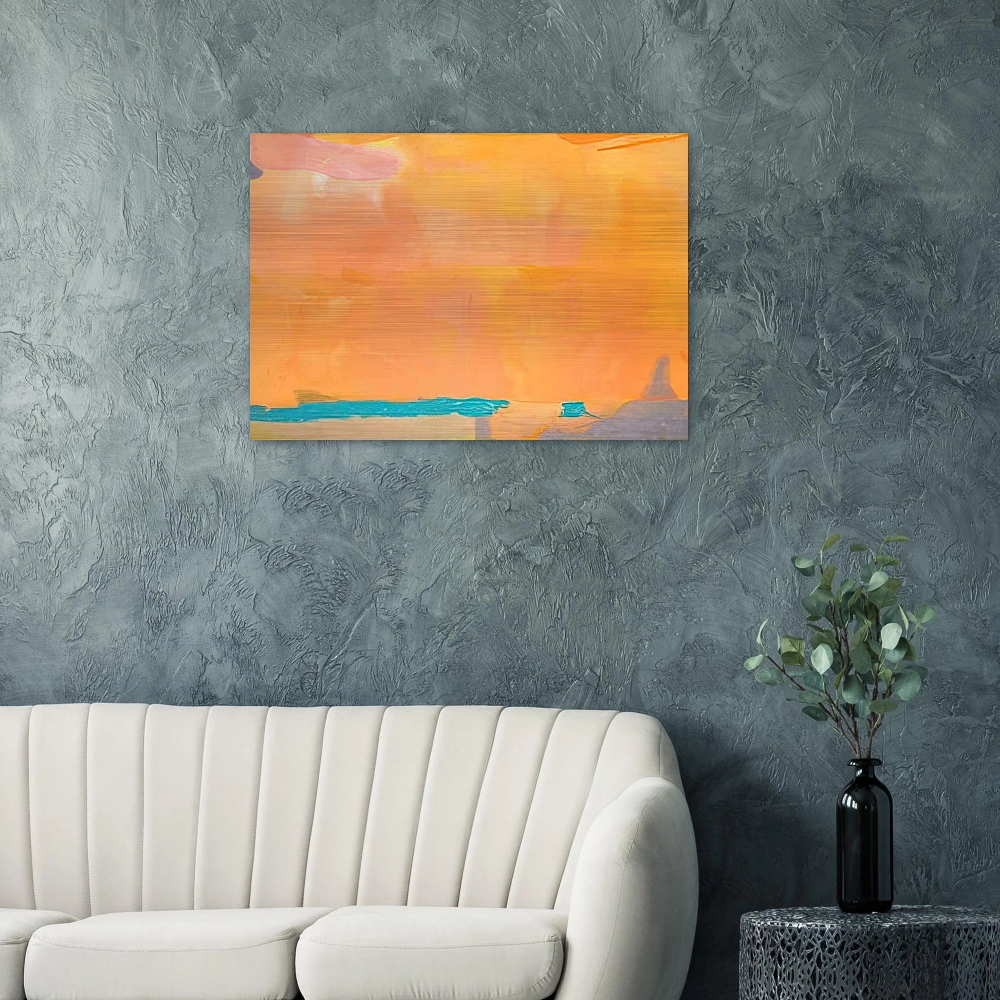 Royal Fireworks - 1975 - Helen Frankenthaler Brushed Aluminum Print - 70x100 cm / 28x40 inches | Helen Frankenthaler Aluminum Print | Helen Frankenthaler Prints