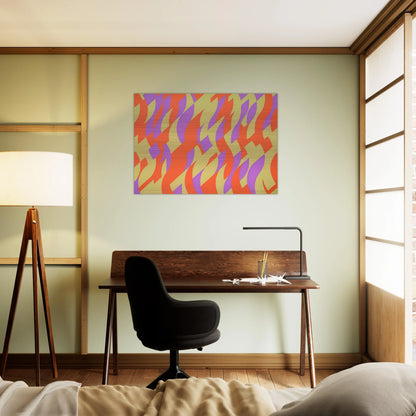 CARNIVAL 2000 - Bridget Riley Brushed Aluminum Print - 70x100 cm / 28x40 inches | Bridget Riley Aluminum Print | Bridget Riley Prints