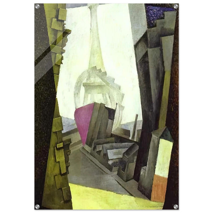 LA TOUR EIFFEL 1914 - Diego Rivera Acrylic Print - 70x100 cm / 28x40″ inches