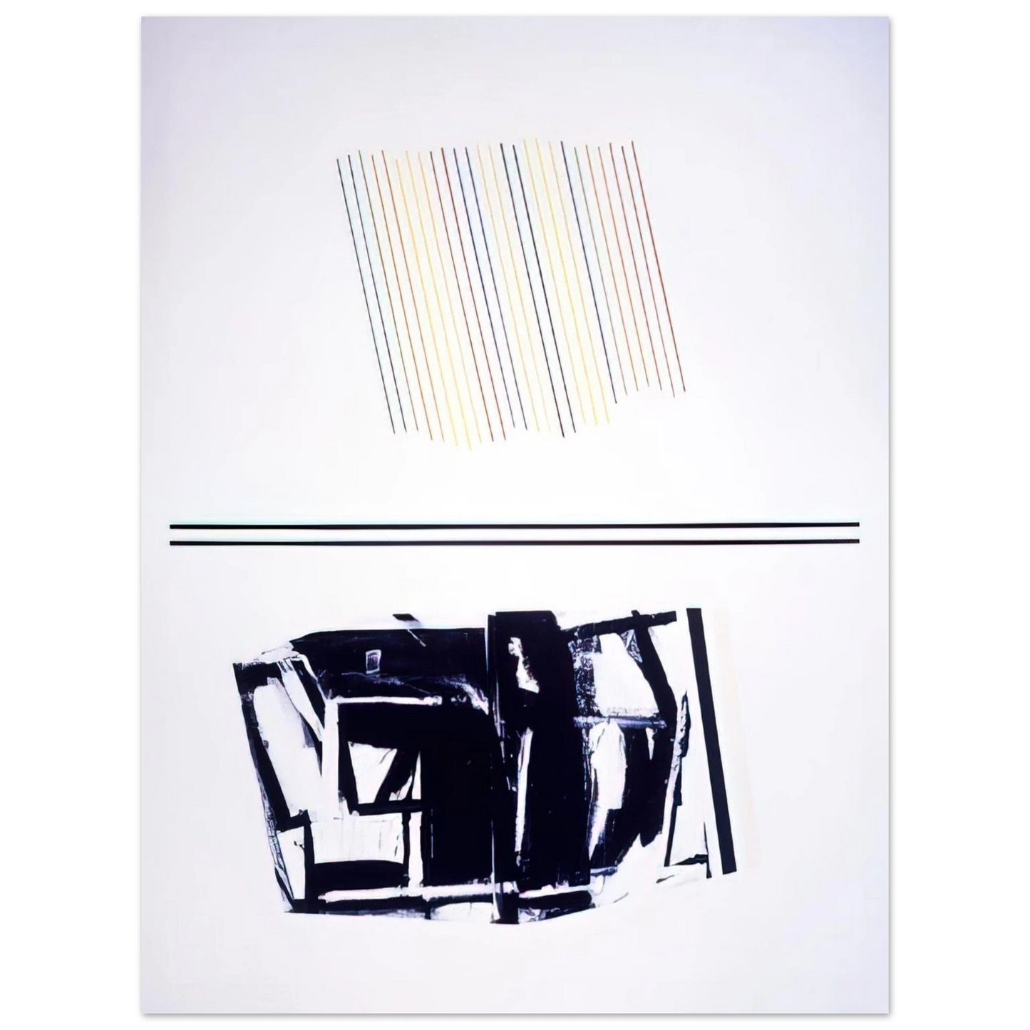 Ronnie Landfield - Mother Of All Paintings - 1990  75x100 cm / 30x40inches Fine Art Poster