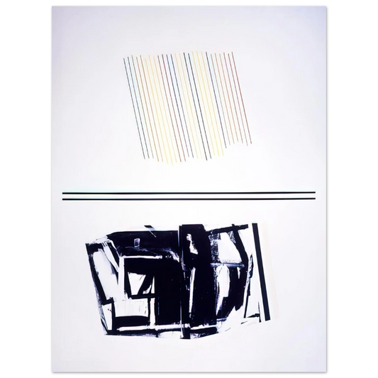 Ronnie Landfield - Mother Of All Paintings - 1990  75x100 cm / 30x40inches Fine Art Poster