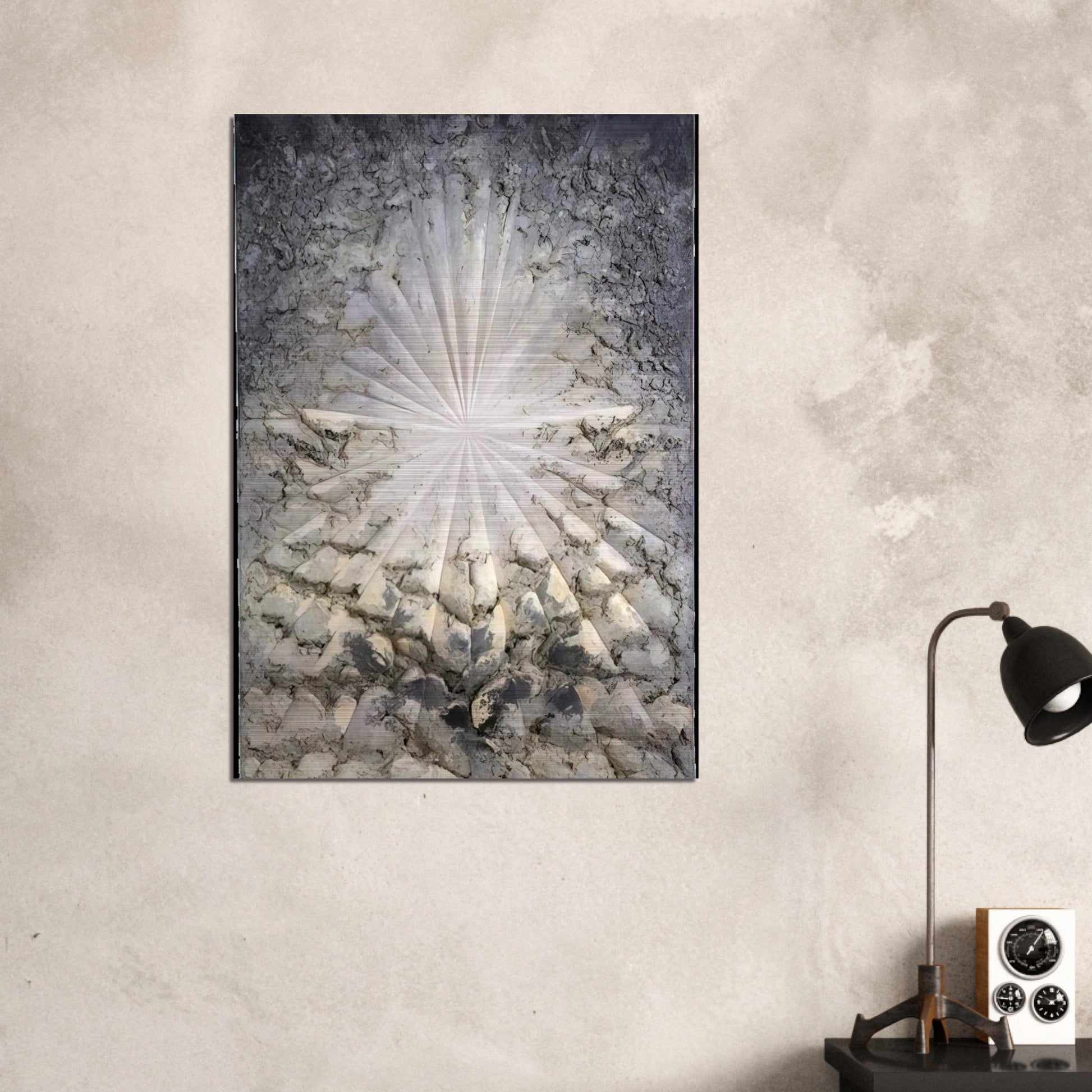 Jay DeFeo/BIG/The Rose - Jay DeFeo Brushed Aluminum Print - 70x100 cm / 28x40 inches | Jay DeFeo Aluminum Print | Jay DeFeo Prints