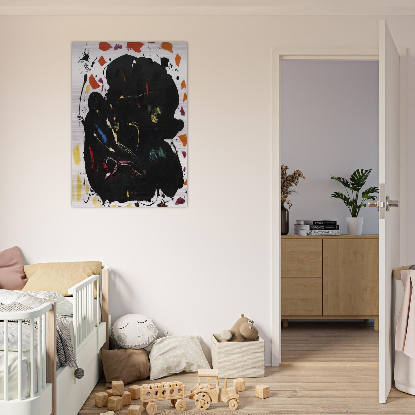 Black Diamond - Hans Hofmann Brushed Aluminum Print - 70x100 cm / 28x40 inches | Hans Hofmann Aluminum Print | Hans Hofmann Prints