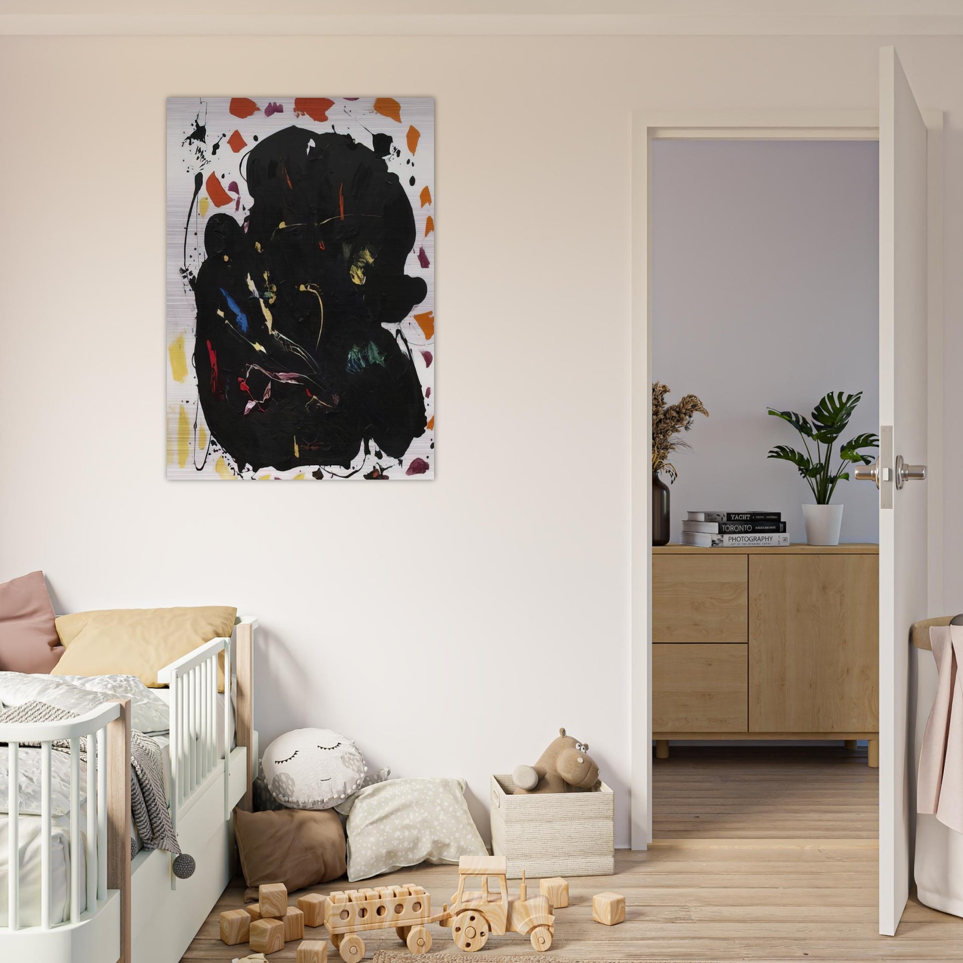 Black Diamond - Hans Hofmann Brushed Aluminum Print - 70x100 cm / 28x40 inches | Hans Hofmann Aluminum Print | Hans Hofmann Prints