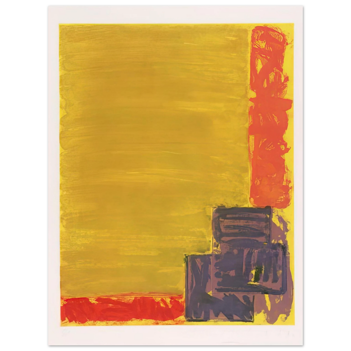 John Hoyland - View - 1979  75x100 cm / 30x40inches Fine Art Poster