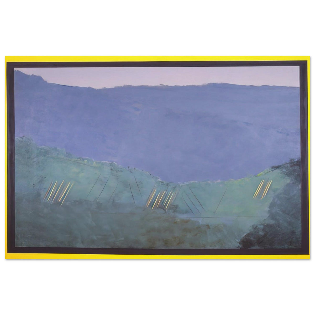 Cheat River - 1968 - Ronnie Landfield Art Prints - 100x150 cm / 40x60″ inches | Ronnie Landfield Poster | Ronnie Landfield Prints
