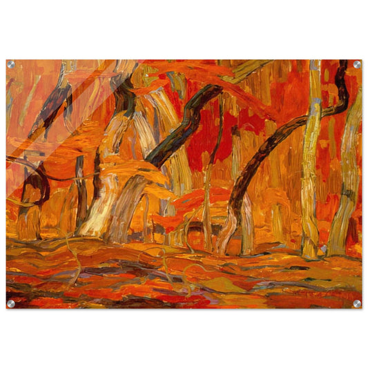 Maple Woods, Algoma - 1920 - A.Y. Jackson Acrylic Print - 70x100 cm / 28x40″ inches | A.Y. Jackson Wall Art | A.Y. Jackson Prints