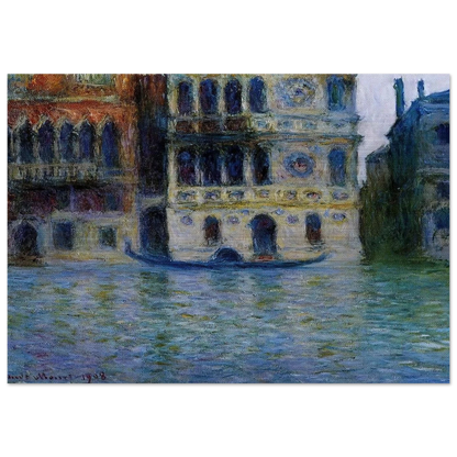 Palazzo Dario - claude monet Brushed Aluminum Print - 70x100 cm / 28x40 inches | claude monet Aluminum Print | claude monet Prints