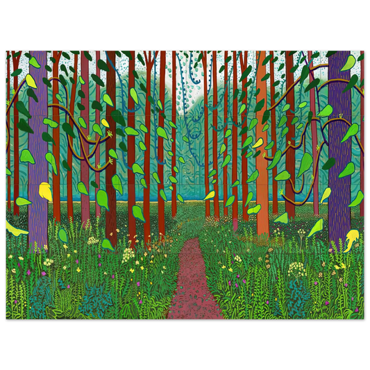 David Hockney - David Hockney Wall art - 13x18 cm / 5x7 inches - Fine Art Poster-canvas - -