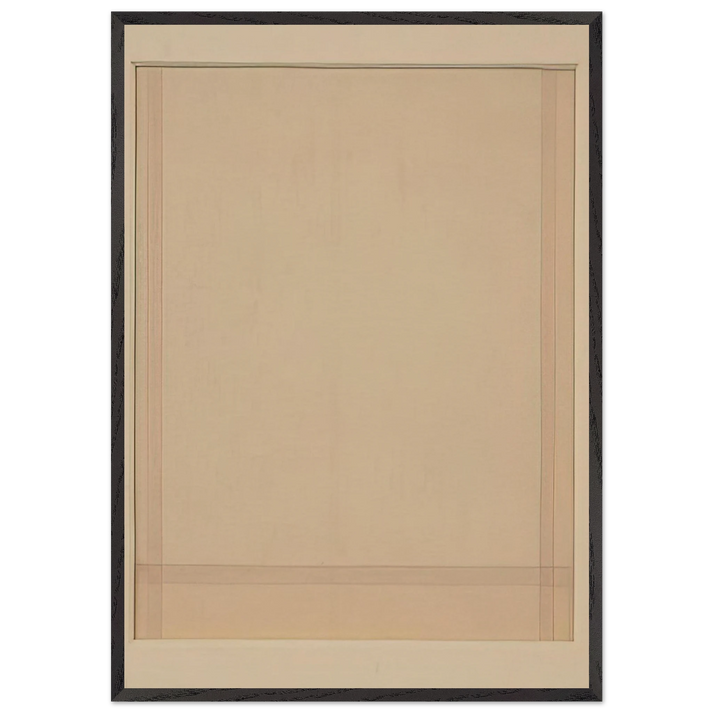Spazio Luce - 1965 - Antonio Calderara 70x100 cm / 28x40 inches Framed Art Print – Black Wooden Frame