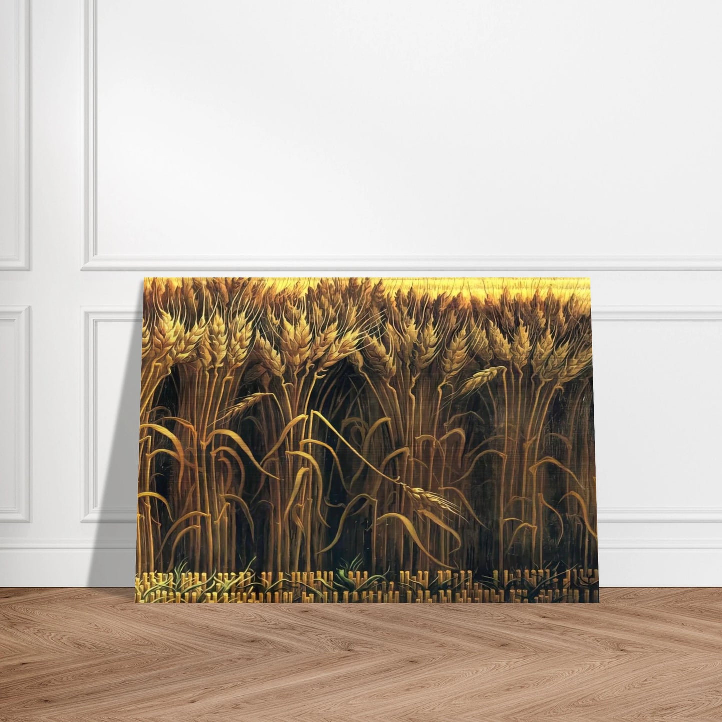 WHEAT - Thomas Hart Benton Brushed Aluminum Print - 70x100 cm / 28x40 inches | Thomas Hart Benton Aluminum Print | Thomas Hart Benton Prints