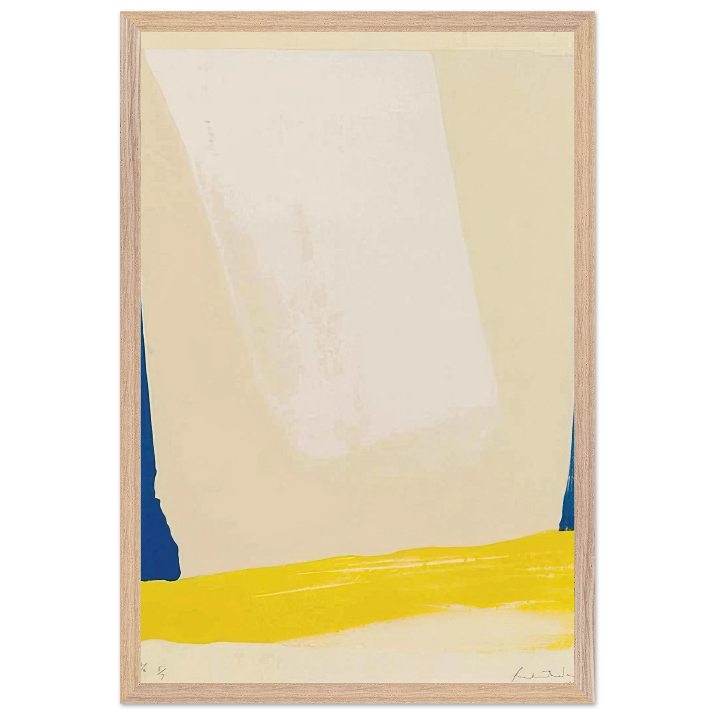Helen Frankenthaler - White Portal - 1967 Wall art - 60x80 cm / 24x32 inches - Fine Art Poster-canvas - -