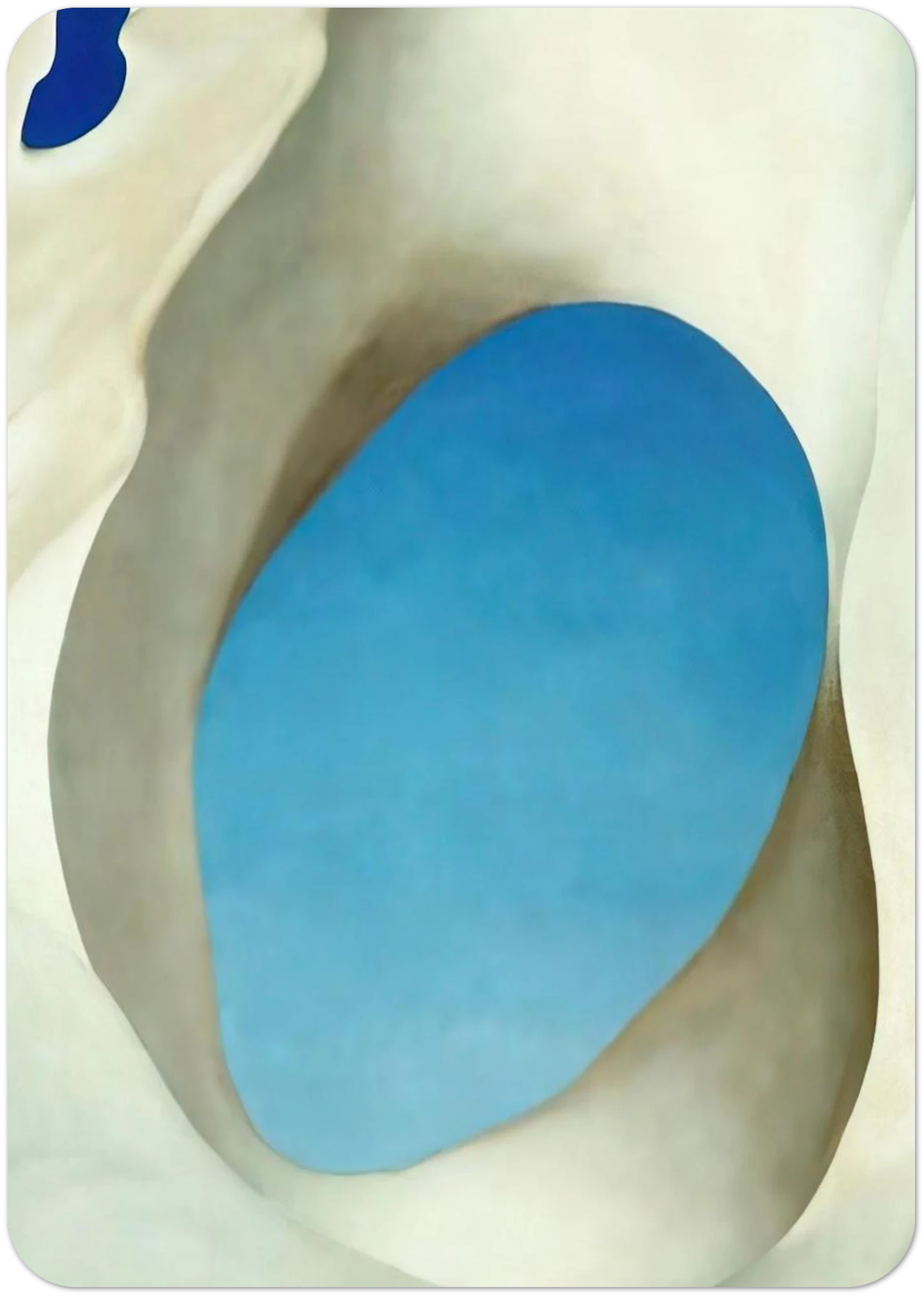 Pelvis III By Georgia O'Keeffe Pack of 10 Post Cards | Georgia O'Keeffe Post Cards | A6 (10.5 x 14.8 cm) - 4.1 x 5.8 inches