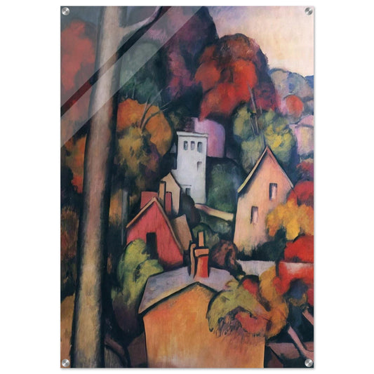 UPPER MANHATTAN - Thomas Hart Benton Acrylic Print - 70x100 cm / 28x40″ inches