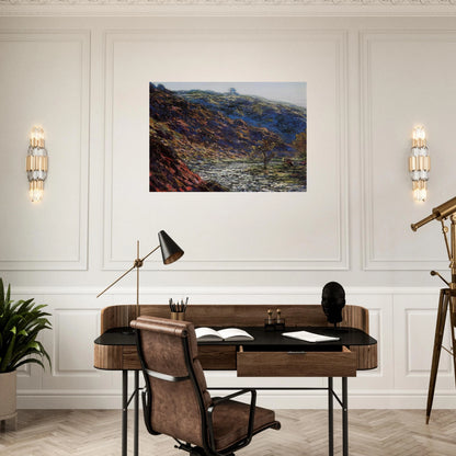 The Old Tree, Gorge of the Petite Creuse - claude monet Brushed Aluminum Print - 70x100 cm / 28x40 inches | claude monet Aluminum Print | claude monet Prints