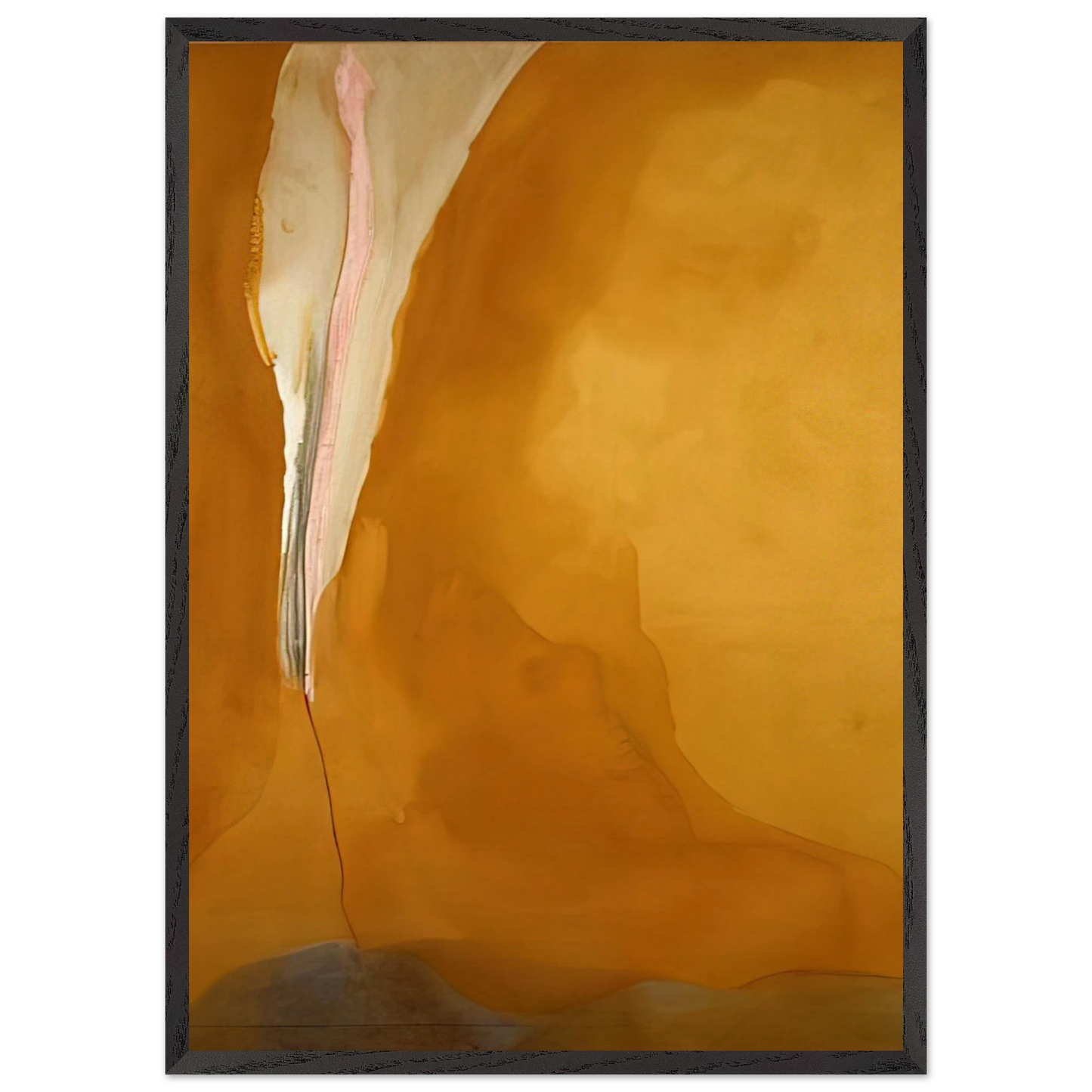 Helen Frankenthaler - Coral Wedge - 1972 Wall art - 27x35 cm / 11x14 inches - Fine Art Poster-canvas - -
