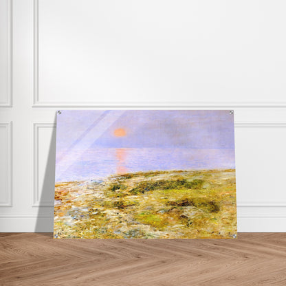 Sunset, Isle of Shoals - Childe Hassam Acrylic Print - 70x100 cm / 28x40″ inches