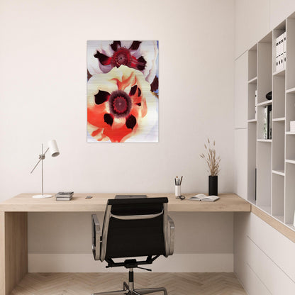Poppies - Georgia O'Keeffe Brushed Aluminum Print - 70x100 cm / 28x40 inches | Georgia O'Keeffe Aluminum Print | Georgia O'Keeffe Prints