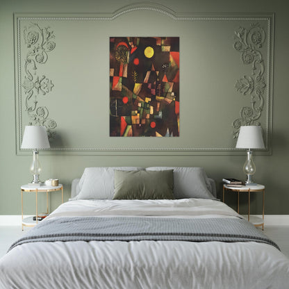 FULL MOON 1919 - Paul Klee Brushed Aluminum Print - 70x100 cm / 28x40 inches | Paul Klee Aluminum Print | Paul Klee Prints