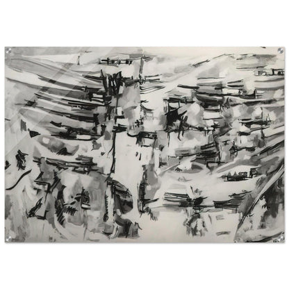 Composition - 1955 - Maria Helena Vieira da Silva Acrylic Print - 70x100 cm / 28x40″ inches