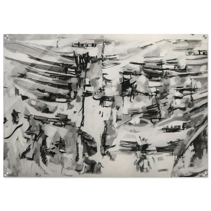 Composition - 1955 - Maria Helena Vieira da Silva Acrylic Print - 70x100 cm / 28x40″ inches