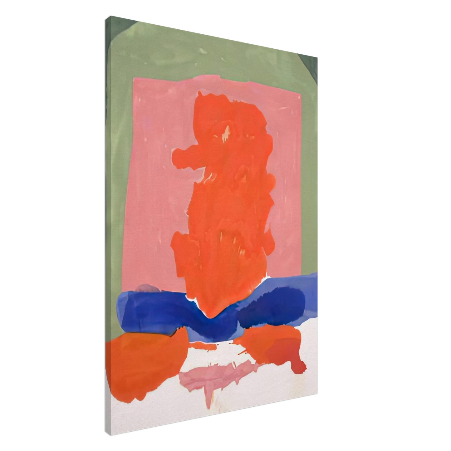 Helen Frankenthaler - Small's Paradise, 1964- Wall Art - 30x40 cm / 12x16 inches - Premium Wooden Framed Poster With Fine Art Paper-canvas - White frame