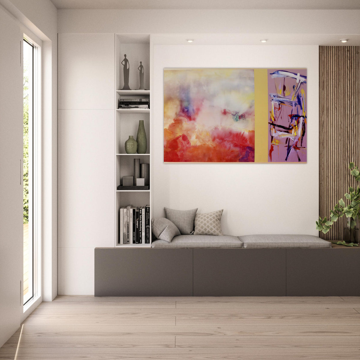 Ancient Jerusalem - 1992 - Ronnie Landfield Art Prints - 100x150 cm / 40x60″ inches | Ronnie Landfield Poster | Ronnie Landfield Prints