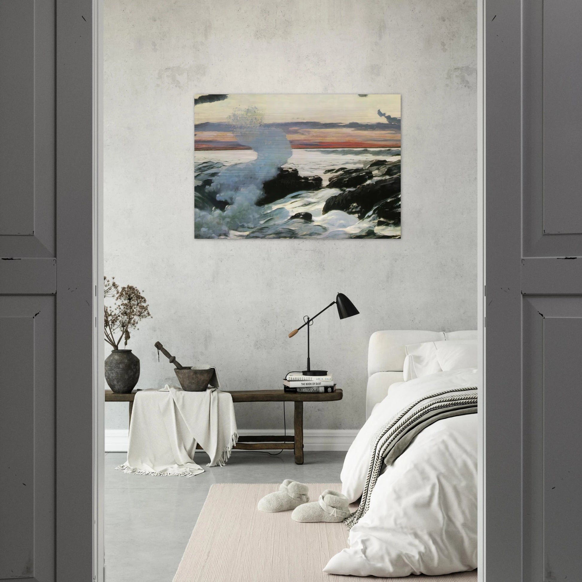 WEST POINT PROUT S NECK - Winslow Homer Brushed Aluminum Print - 70x100 cm / 28x40 inches | Winslow Homer Aluminum Print | Winslow Homer Prints