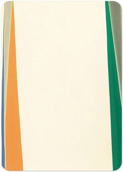 Open White Center - 1974 By Larry Zox Pack of 10 Post Cards | Larry Zox Post Cards | A6 (10.5 x 14.8 cm) - 4.1 x 5.8 inches