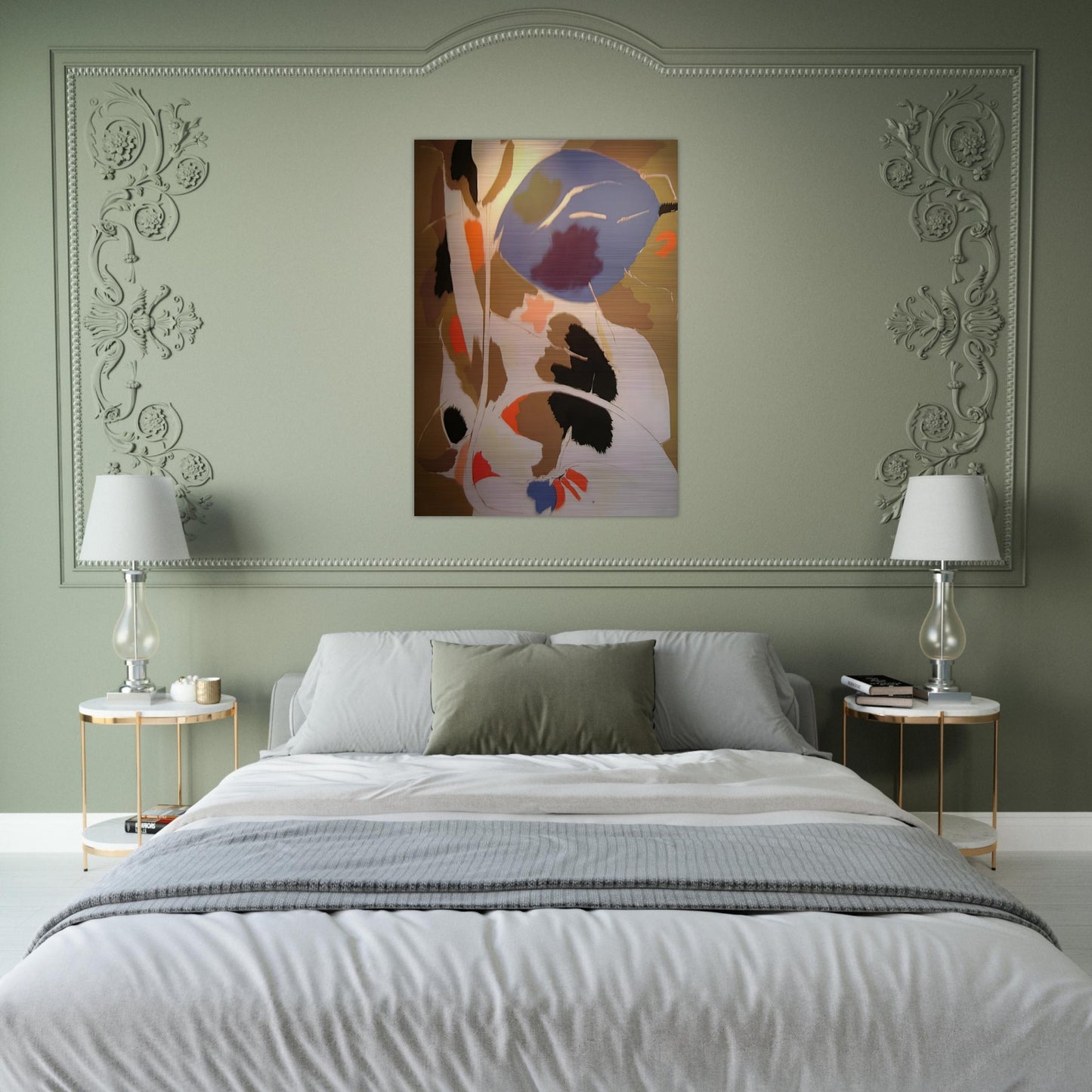 Branches - 1955 - John Ferren Brushed Aluminum Print - 70x100 cm / 28x40 inches | John Ferren Aluminum Print | John Ferren Prints