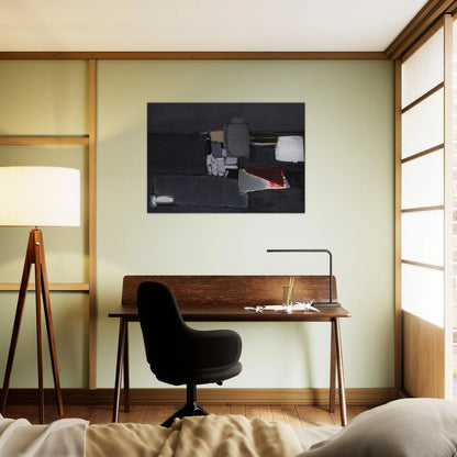 Nature morte en gris - 1955 - Nicolas de Stael Brushed Aluminum Print - 70x100 cm / 28x40 inches | Nicolas de Stael Aluminum Print | Nicolas de Stael Prints