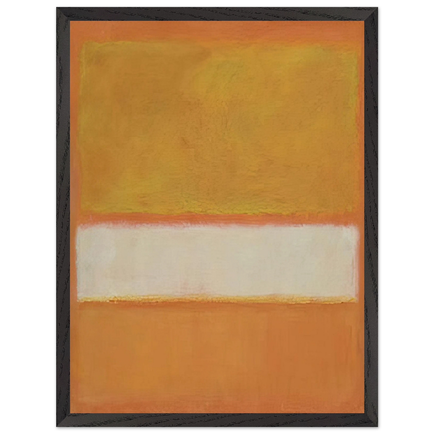 Mark Rothko - Untitled No. 11 - 1957 Wall Art - 30x40 cm / 12x16 inches - Premium Wooden Framed Poster With Fine Art Paper - Black frame