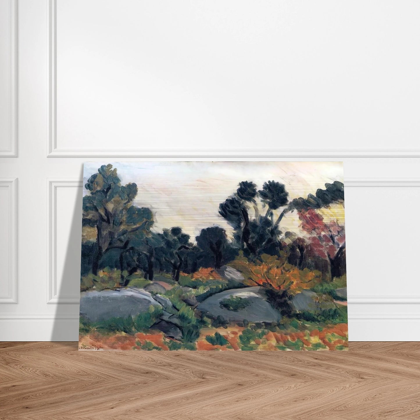 LANDSCAPE 3 - Henri Matisse Brushed Aluminum Print - 70x100 cm / 28x40 inches | Henri Matisse Aluminum Print | Henri Matisse Prints