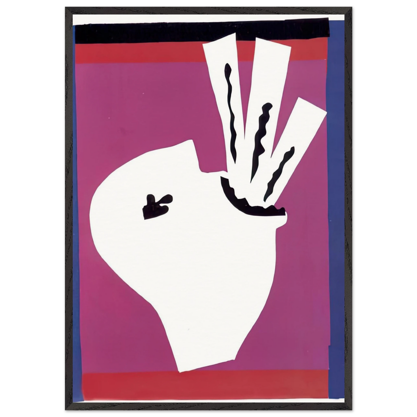 THE CIRCUS 1943 - Henri Matisse 70x100 cm / 28x40 inches Framed Art Print – Black Wooden Frame