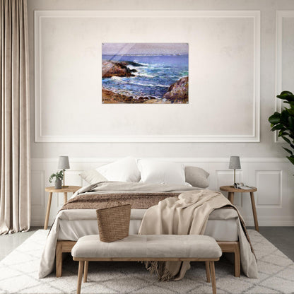 Cannon Beach, Oregon - Childe Hassam Acrylic Print - 70x100 cm / 28x40″ inches | Childe Hassam Wall Art | Childe Hassam Prints