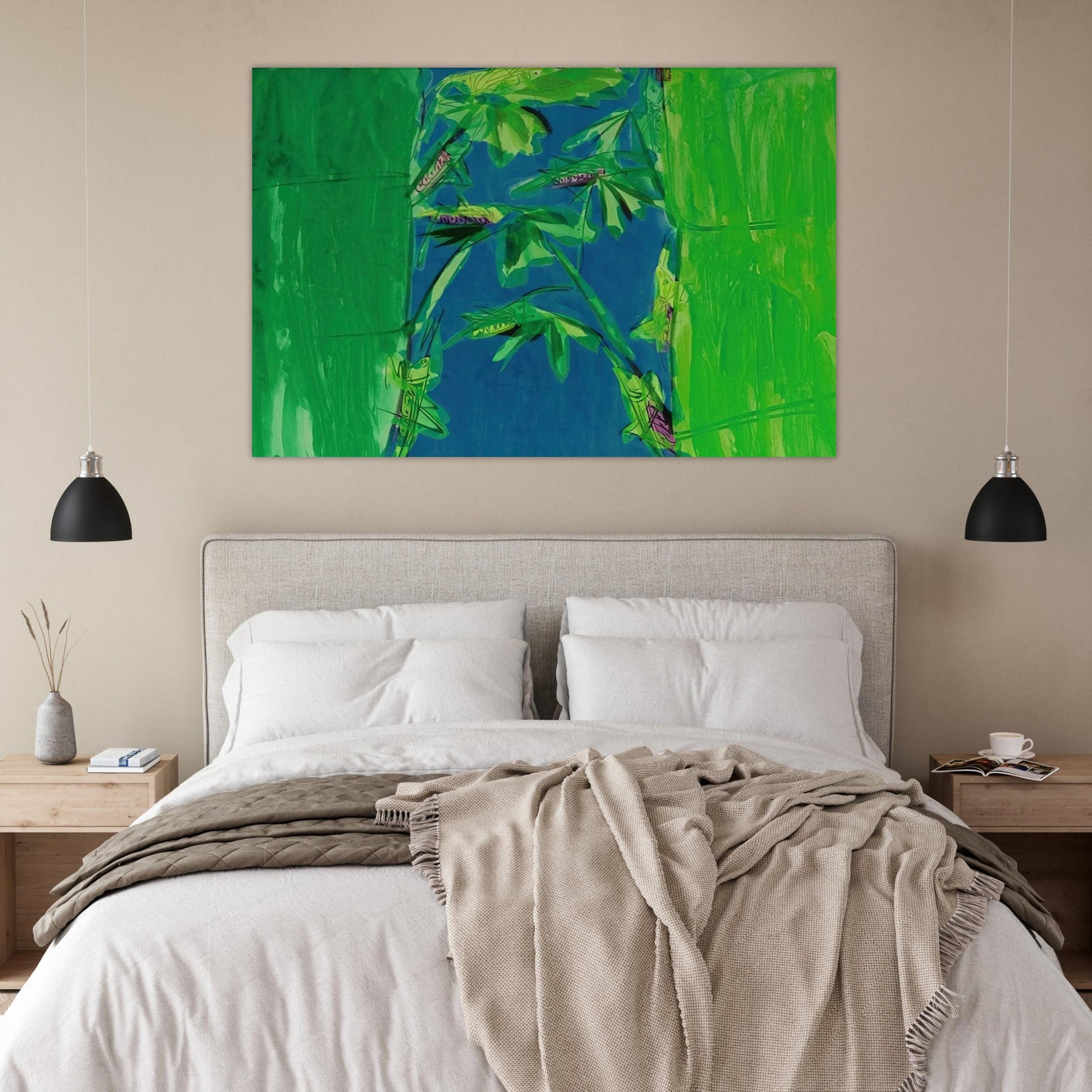 Early Summer - 1980 - Walasse Ting Art Prints - 100x150 cm / 40x60″ inches | Walasse Ting Poster | Walasse Ting Prints