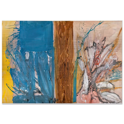 The Façade, 1954- - Helen Frankenthaler Brushed Aluminum Print - 70x100 cm / 28x40 inches | Helen Frankenthaler Aluminum Print | Helen Frankenthaler Prints