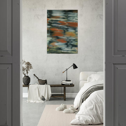 TOWNSCAPE PX 1968 - Gerhard Richter Brushed Aluminum Print - 70x100 cm / 28x40 inches | Gerhard Richter Aluminum Print | Gerhard Richter Prints