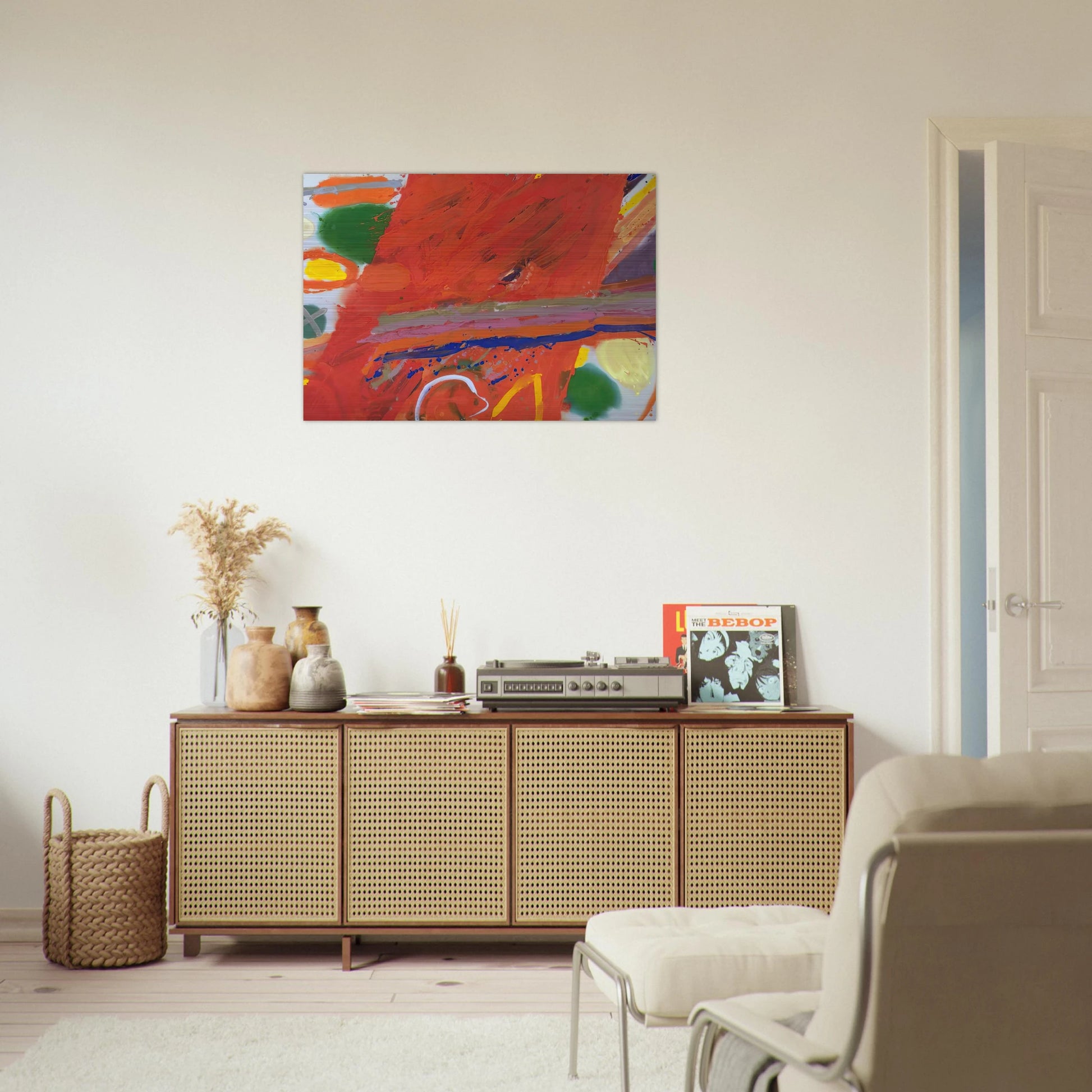 Empress - 1982 - Albert Irvin Brushed Aluminum Print - 70x100 cm / 28x40 inches | Albert Irvin Aluminum Print | Albert Irvin Prints