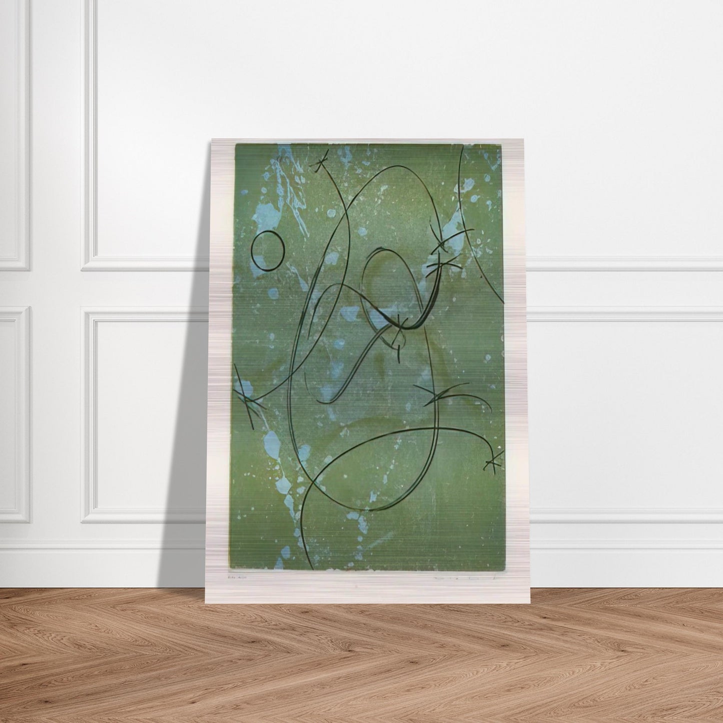 Homage to Marcel Duchamp - Max Ernst Brushed Aluminum Print - 70x100 cm / 28x40 inches | Max Ernst Aluminum Print | Max Ernst Prints