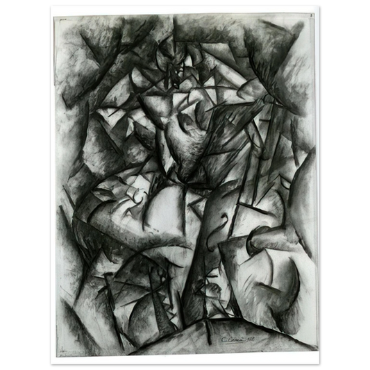 Carlo Carra - CONCERT CAFE 1912  75x100 cm / 30x40inches Fine Art Poster