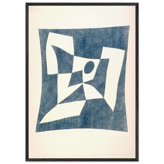 Abstract Composition Knossos - Jean Arp 70x100 cm / 28x40 inches Framed Art Print – Black Wooden Frame