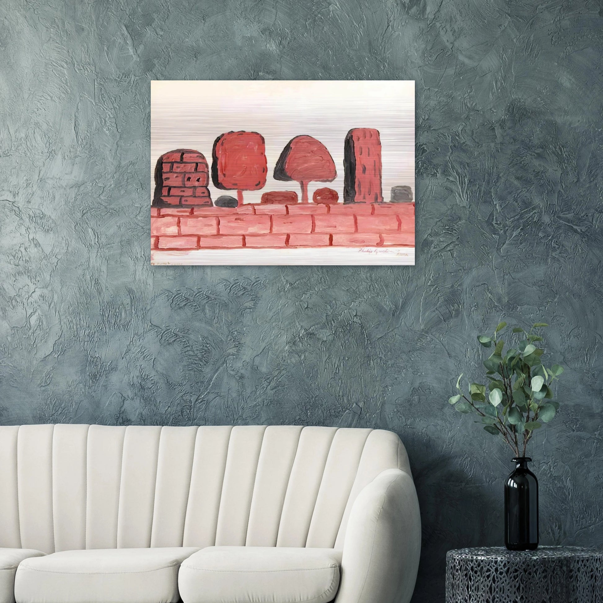 ROMA - Philip Guston Brushed Aluminum Print - 70x100 cm / 28x40 inches | Philip Guston Aluminum Print | Philip Guston Prints