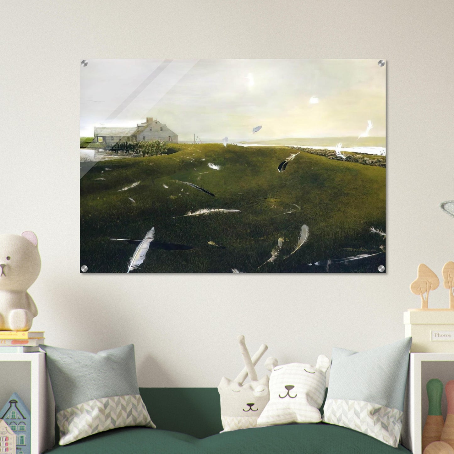 AIRBORNE - Andrew Wyeth Acrylic Print - 70x100 cm / 28x40″ inches